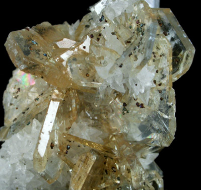 Barite, Calcite, Pyrite from Naica District, Saucillo, Chihuahua, Mexico