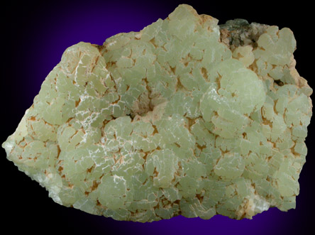 Prehnite from New Street Quarry, Paterson, Passaic County, New Jersey