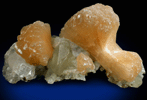 Stilbite, Calcite, Datolite from New Street Quarry, Paterson, Passaic County, New Jersey