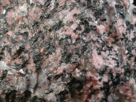 Rhodonite, Franklinite, Calcite from Franklin Mining District, Sussex County, New Jersey (Type Locality for Franklinite)