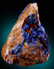 Azurite from Morenci Mine, Clifton District, Greenlee County, Arizona