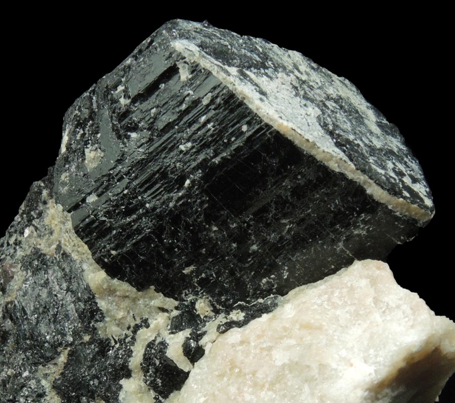 Schorl Tourmaline from Harlem Meer, in the northeast corner of Central Park, New York City, New York County, New York