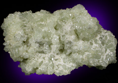 Datolite and Natrolite from Erie Railroad Cut (1909), Bergen Hill, Hudson County, New Jersey