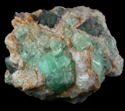 Fluorite from Slope Mountain, Chatham, Carroll County, New Hampshire
