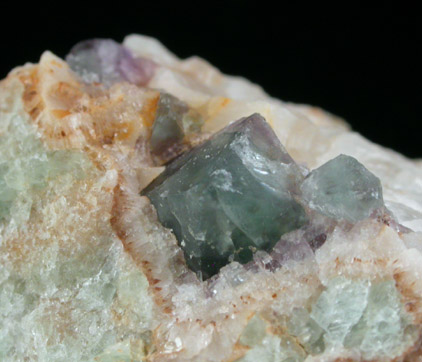 Fluorite from Slope Mountain, Chatham, Carroll County, New Hampshire