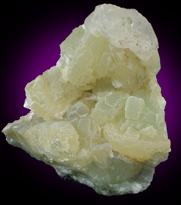 Prehnite from New Street Quarry, Paterson, Passaic County, New Jersey