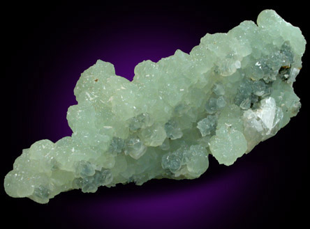 Prehnite and Calcite from New Street Quarry, Paterson, Passaic County, New Jersey