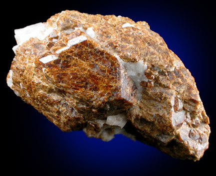 Andradite Garnet var. Polyadelphite with Calcite from Franklin Mining District, Sussex County, New Jersey