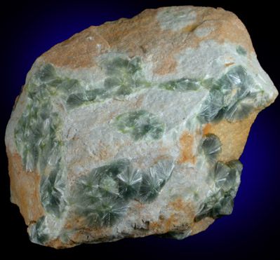 Wavellite from Maudlin Mountain, Montgomery County, Arkansas