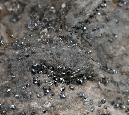 Tiemannite with Metacinnabar var. Onofrite from Marysvale, Piute County, Utah
