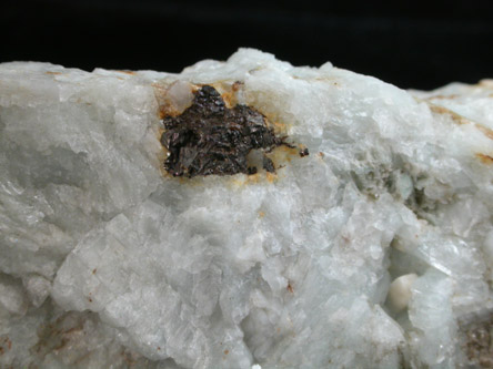 Microlite in Albite from Rutherford Mine, Amelia Courthouse, Amelia County, Virginia