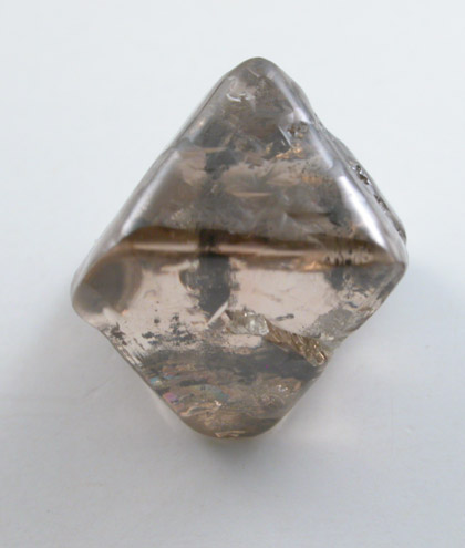 Diamond (5.41 carat brown octahedral crystal) from Argyle Mine, Kimberley, Western Australia, Australia