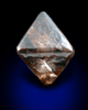 Diamond (3.74 carat brown octahedral crystal) from Argyle Mine, Kimberley, Western Australia, Australia