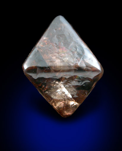 Diamond (3.74 carat brown octahedral crystal) from Argyle Mine, Kimberley, Western Australia, Australia