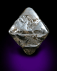 Diamond (4.76 carat brown octahedral crystal) from Argyle Mine, Kimberley, Western Australia, Australia