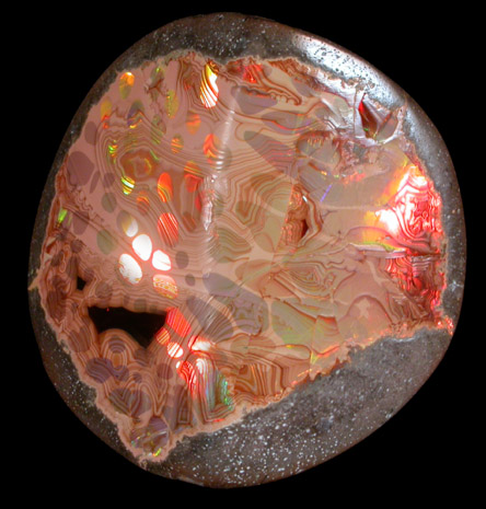 Opal from near Mezezo, Shewa (also Shoa or Showa) Plateau, Amhara, Ethiopia