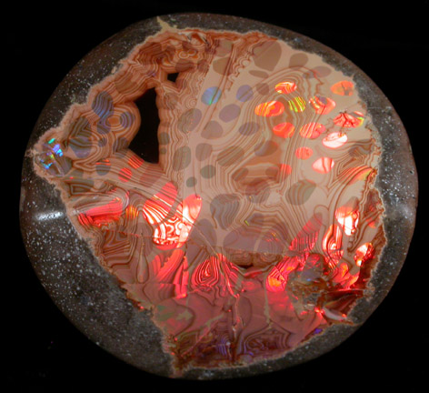 Opal from near Mezezo, Shewa (also Shoa or Showa) Plateau, Amhara, Ethiopia