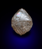 Diamond (1.06 carat brown octahedral crystal) from Mwadui, Shinyanga, Tanzania