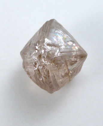 Diamond (1.06 carat brown octahedral crystal) from Mwadui, Shinyanga, Tanzania