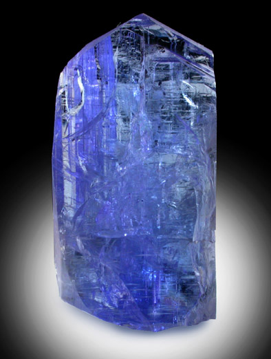 Zoisite var. Tanzanite from Merelani Hills, western slope of Lelatama Mountains, Arusha Region, Tanzania (Type Locality for Tanzanite)