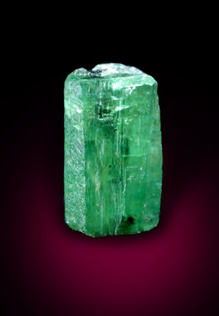 Beryl var. Emerald from Santa Terezinha, Goias, Brazil