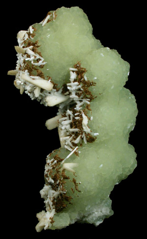 Prehnite, Stilbite, Laumontite from Prospect Park Quarry, Prospect Park, Passaic County, New Jersey