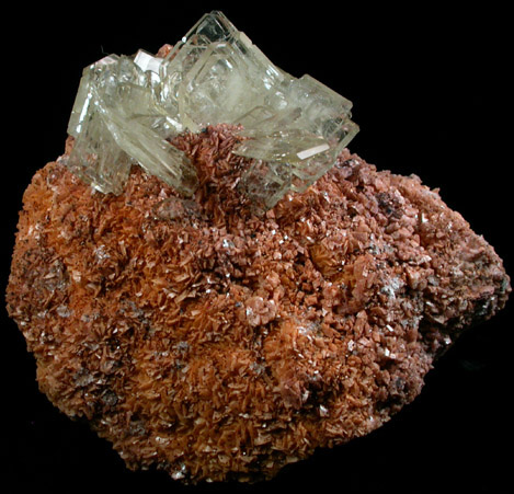 Barite, Dolomite, Pyrite from Cerro Warihuyn, Huanuco Department, Peru