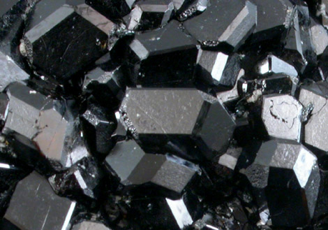 Andradite var. Melanite Garnet from Korshunovskoye Deposit, Irkutskaya Oblast, Russia