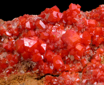 Wulfenite (chrome-rich) from Chapacase Mine, Sierra Cerrillos Mining District, Tocopilla, Chile