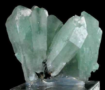 Barite with Malachite inclusions from Mashamba West Mine, 13 km west of Kolwezi, Katanga Copperbelt, Lualaba Province, Democratic Republic of the Congo