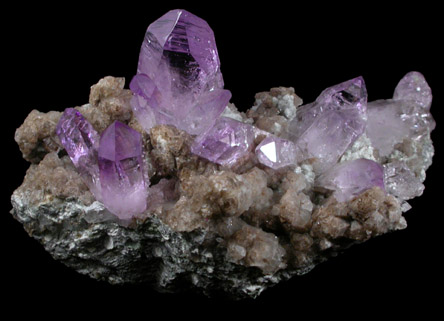 Quartz var. Amethyst from Piedra Parada, near Las Vigas, Tatatila, Veracruz, Mexico