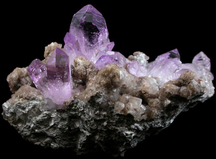 Quartz var. Amethyst from Piedra Parada, near Las Vigas, Tatatila, Veracruz, Mexico