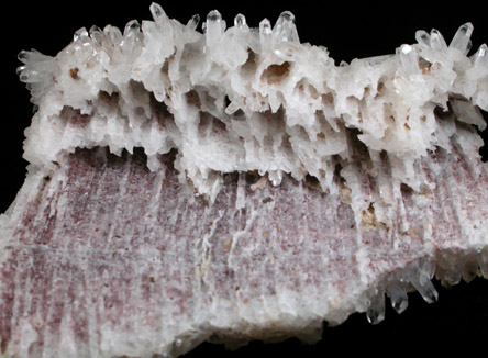 Quartz epimorphs of Anhydrite from Silver Point Mine, Ouray County, Colorado