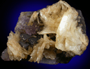 Barite on Fluorite from Minerva #1 Mine, Cave-in-Rock District, Hardin County, Illinois