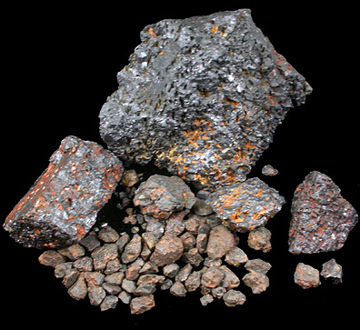 Ilmenite from Jones Property, Roseland, Nelson County, Virginia