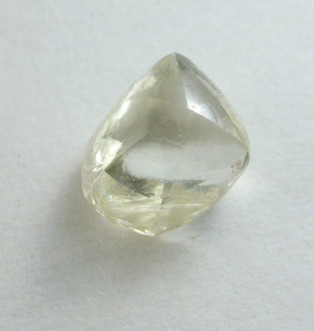 Diamond (1.30 carat yellow crystal) from Koffiefontein Mine, Free State (formerly Orange Free State), South Africa