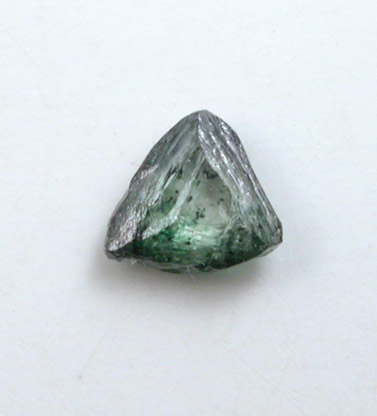 Diamond (0.08 carat green macle, twinned crystal) from Guaniamo, Bolivar Province, Venezuela