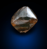 Diamond (1.67 carat brown octahedral crystal) from Orapa Mine, south of the Makgadikgadi Pans, Botswana