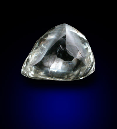 Diamond (0.68 carat flattened crystal) from Ippy, northeast of Banghi (Bangui), Central African Republic