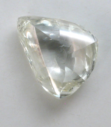 Diamond (0.68 carat flattened crystal) from Ippy, northeast of Banghi (Bangui), Central African Republic