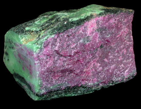 Corundum var. Ruby in Zoisite from Longido, Arusha, Tanzania