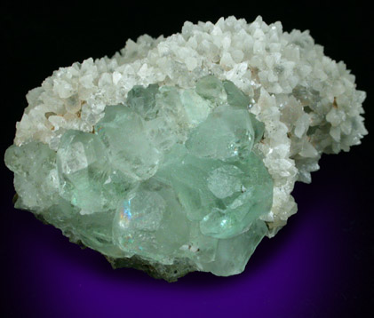 Fluorite and Calcite from Naica District, Saucillo, Chihuahua, Mexico