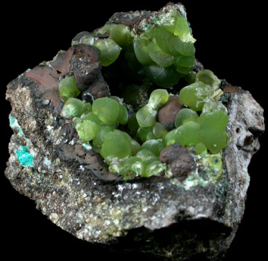 Smithsonite with Aurichalcite from 79 Mine, Banner District, near Hayden, Gila County, Arizona