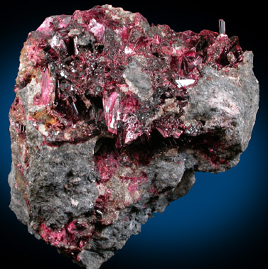 Erythrite in Skutterudite from Bou Azzer District, Anti-Atlas Mountains, Tazenakht, Ouarzazate, Morocco (Type Locality for Erythrite)