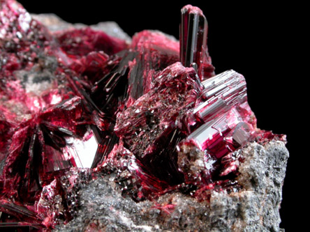 Erythrite in Skutterudite from Bou Azzer District, Anti-Atlas Mountains, Tazenakht, Ouarzazate, Morocco (Type Locality for Erythrite)