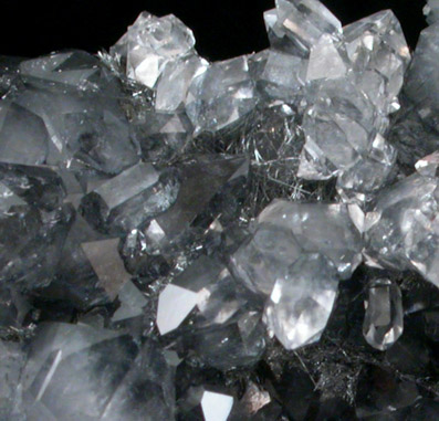 Quartz with Boulangerite from Stari Trg Mine, Trepca, Serbia