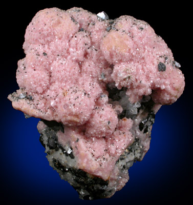 Rhodochrosite, Quartz and Galena from Pachapaqui District, Bolognesi Province, Ancash Department, Peru