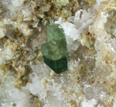 Andradite var. Demantoid Garnet from Namgar Mine, Erongo Mountains, Namibia