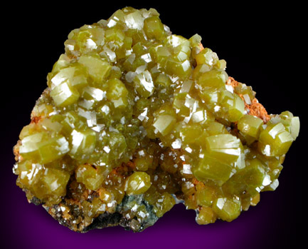 Pyromorphite from Coeur d'Alene District, Shoshone County, Idaho