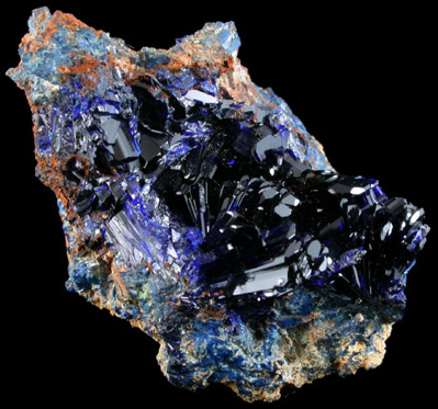 Azurite from Tsumeb Mine, Otavi-Bergland District, Oshikoto, Namibia